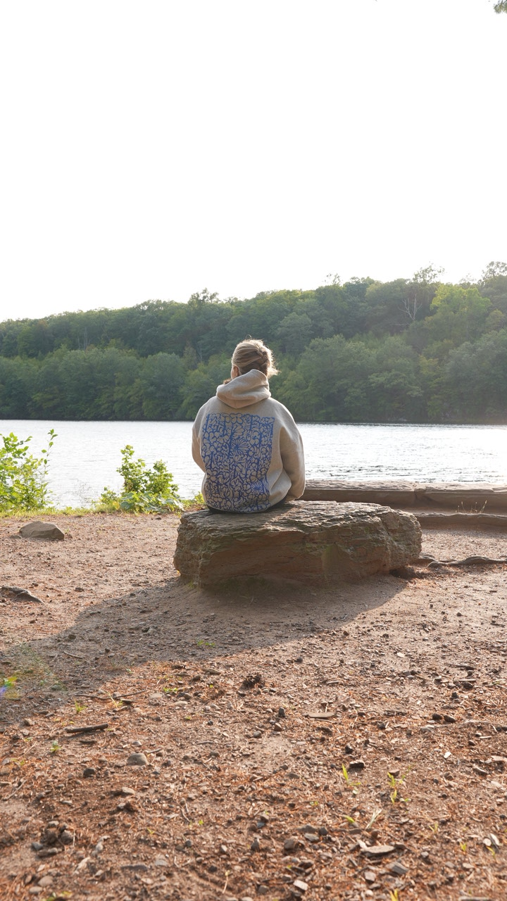 Heather Grey Aphrodite Oversize Fleeced Hoodie