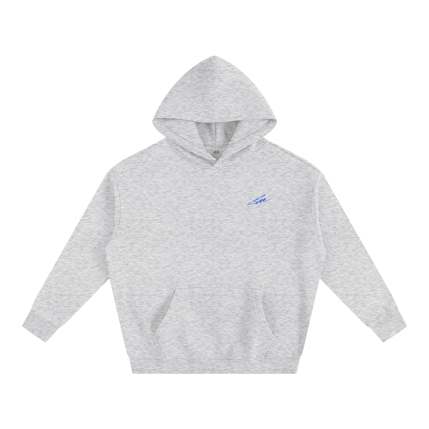 Heather Grey Aphrodite Oversize Fleeced Hoodie