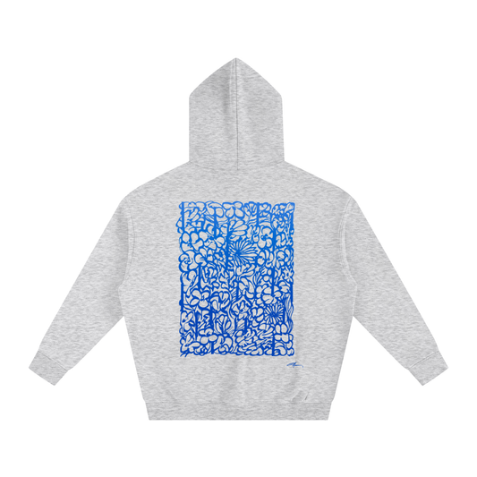 Heather Grey Aphrodite Oversize Fleeced Hoodie